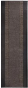 Hanse Home, Koberec behúň Basic 102500, 80x400, hnedá, chodba / predsieň