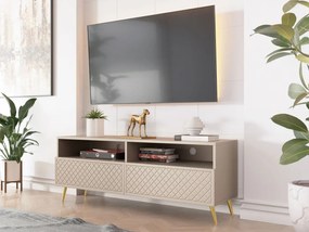TV skrinka/stolík Baranto 2K (piesková béžová). Vlastná spoľahlivá doprava až k Vám domov. 1121896