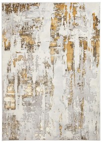 Šedý/v zlatej farbe koberec 170x120 cm Apollo - Think Rugs