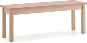 Lavica ZET, 1200x440 mm, tmavoružová