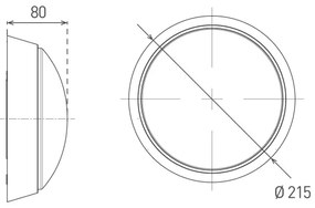 LED Vonkajšie nástenné svietidlo so senzorom LED/12W/230V 3000/4000/6500K IP65