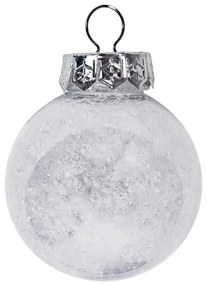 Vianočné guľky - biele SYSD1688-057 (30ks)
