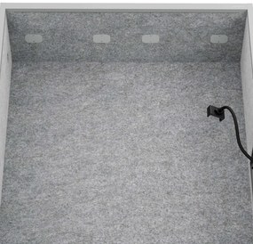 Sally korpus szary - siedzisko szary 1150 mm