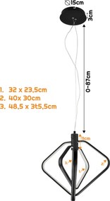 BERGE Stropná LED lampa 36W Jacksonville CCT