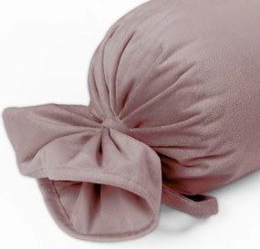 Biante Zamatový vankúš valec bonbon Velvet Prémium SVP-031 Tmavo staroružový 15x100 cm