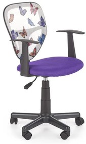 Halmar Detská sieťovaná stolička Spiker, fialová