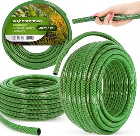 3-vrstvová zrolovateľná záhradná hadica 1" 25 m Ry