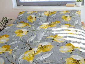 Polášek Krepové obliečky Rozkvitnutý kvet - 70 x 90 cm