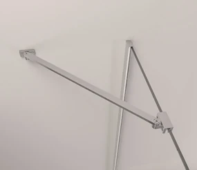 Erga Berlin, sprchový kút so skladacími dverami 85(dvere) x 70(stena) x 195 cm, 6mm číre sklo, chrómový profil, ERG-V02-BERLIN-D085G070-CL-CR