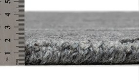 Koberec PURE UNI antracitový kruh