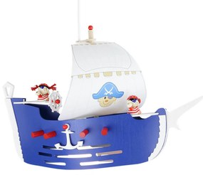Závesná lampa Pirátska loď pre detskú izbu