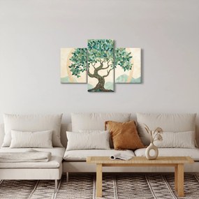 Obraz – Elegantná mozaika so stromom (90x60 cm)
