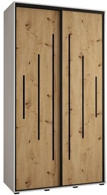 Skriňa 45 Canaris 12 140 biela/artisan/čierna