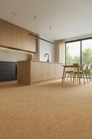 Vopi, AKCIA: 70x400 cm Koberec metráž Eton béžový 70 - neúčtujeme odrezky z role - obšitý zo všetkých strán, šíře, béžová, filc, kancelária