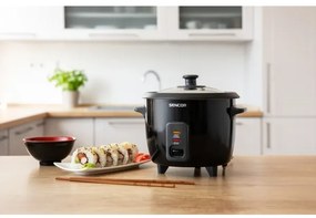 Sencor - Ryžovar 300W/230V 0,6l čierna