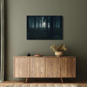 Obraz - Paprade v mesačnom svite (90x60 cm)