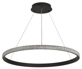 LED Stmievateľný luster na lanku LED/55W/230V 3000-6500K + diaľkové ovládanie