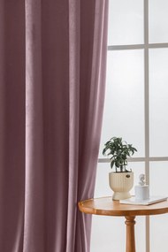 Svetlo fialový zatemňovací záves VELVET 140x270 cm Zavesenie: Riasiaca páska