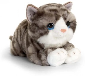 Keel Toys Plyšová šedá mačka Jade 32cm