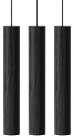 CHIMES 3 | drevené dizajnové svietidlo Farba: Čierna
