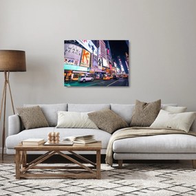 Sklenený obraz - New York Theater District (70x50 cm)