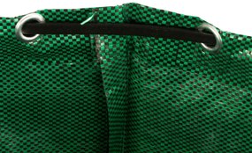 Skladací záhradný kôš ideálny na zber lístia, trávy a ďalšieho odpadu - 120L - zelený