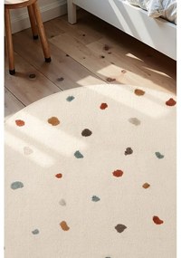 Krémový detský koberec ø160 cm Funny Dots – Hanse Home