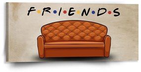 Sablio Obraz Seriál Priatelia FRIENDS Gauč - 110x50 cm