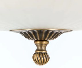 Orion DL 7-523/43 - Prisadený luster ROCCA 4xE27/60W/230V pr. 43 cm bronz/biela