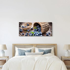 Obraz - Šťavnaté čučoriedky (120x50 cm)