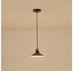 Luster na lanku 1xE27/15W/230V čierna