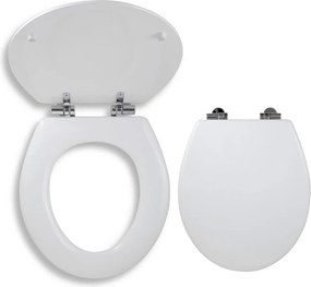 Wc doska Novaservis z dreva v bielej farbe WC/SOFTLYRA