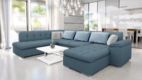 Rohová sedacia súprava Tony Bis Premium, Dostupné poťahy: Terra 06 + Terra 06 + Terra 10 ECO, Strana: Pravá - U