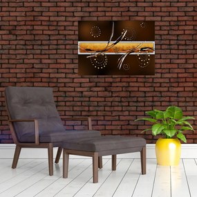 Obraz abstrakcie - Motýle (70x50 cm)