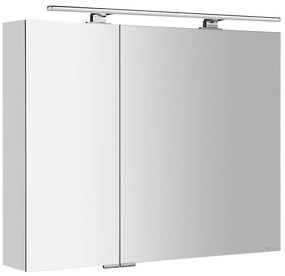 Sapho Sapho, MIRRÓ galérka s LED osvetlením, 90x70x16cm, biela, MC090-0030