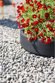 Miska na dekorácie CIRCULO, sklolaminát, Ø 50 cm, antracit