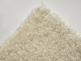 Mono Carpet, Kusový koberec Efor Shaggy 2137 Cream, 80x150, biela, obývacia izba