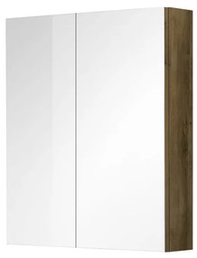 Mereo Mereo, Kúpeľňová galérka 60 cm, zrkadlová skrinka, 2x dvere, MER-CN716GH