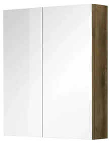 Mereo Mereo, Kúpeľňová galérka 60 cm, zrkadlová skrinka, 2x dvere, MER-CN716GH