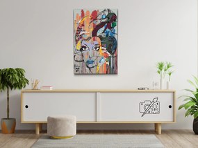 Gario Maľovanie podľa čísel Krásne modré pery Rozmery: 40 x 60 cm, Rámovanie: S vnútorným rámom