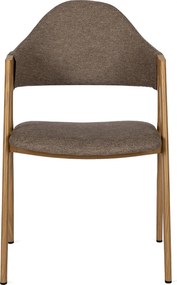 PROXIMA.store - Čalúnená jedálenska stolička RUIZ FARBA: sivá