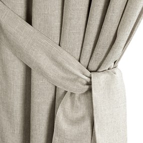 ZÁHRADNÝ VODEODOLNÝ ZÁVES NA PÚTKACH GARDEN 155X240 CM BÉŽOVÁ