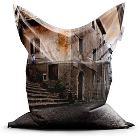 Sablio Sedací vak Starý dom 2 - 150x100 cm