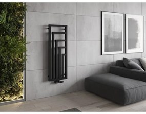 Mexen Alaska, vykurovacie teleso 1216x440 mm, 549 W, čierna, W205-1216-440-00-70