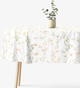 Goldea oválny teflónový obrus - motýlia záhrada 140 x 280 cm