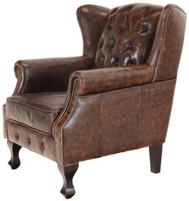 furniture-nabytek.cz - Kreslo Aberdeen z pravej hovädzej kože