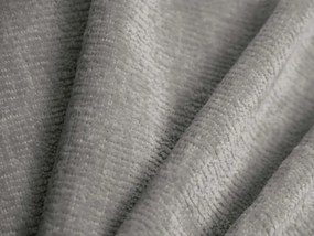 Svetlosivá čalúnená dvojlôžková posteľ s úložným priestorom s roštom 200x200 cm Ovalo – Micadoni