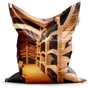 Sablio Sedací vak Vinná pivnica - 150x100 cm