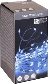 Svetelný reťaz 240 LED vonkajší/vnútorný 23,9 m, biela