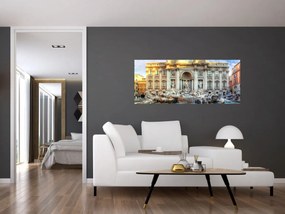 Obraz - Fontána di Trevi (120x50 cm)